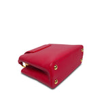 Product image 12 of 14: Louis Vuitton Red Taurillon Capucines BB Light Gold Hardware