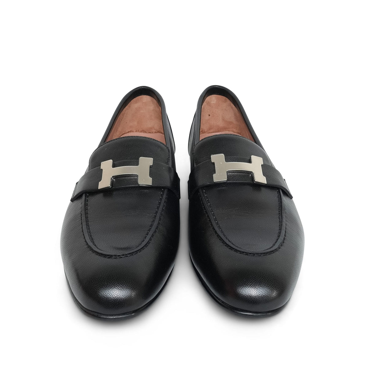 Hermès Paris Loafers Black Size 38.5