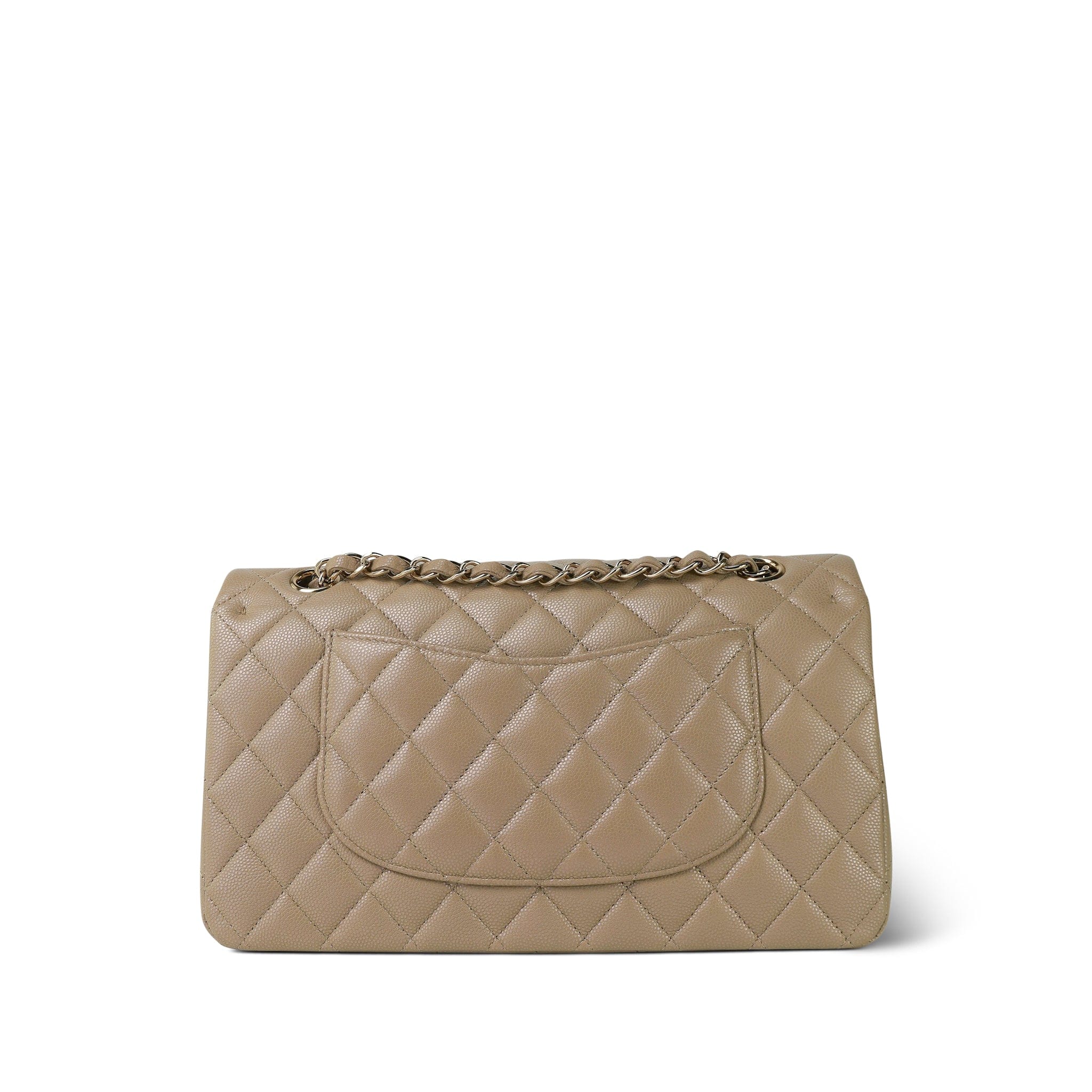 CHANELページ 学習のポイント 11.12 クラシック ハンドバッグ、グレインド シャイニー カーフスキン