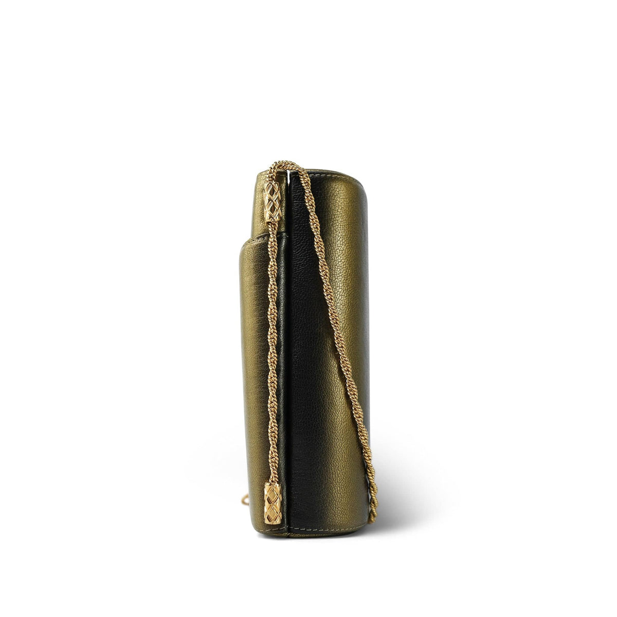 Gold/Black/Bronze Ombré Calfskin Vanity Case