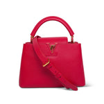 Product image 1 of 14: Louis Vuitton Red Taurillon Capucines BB Light Gold Hardware