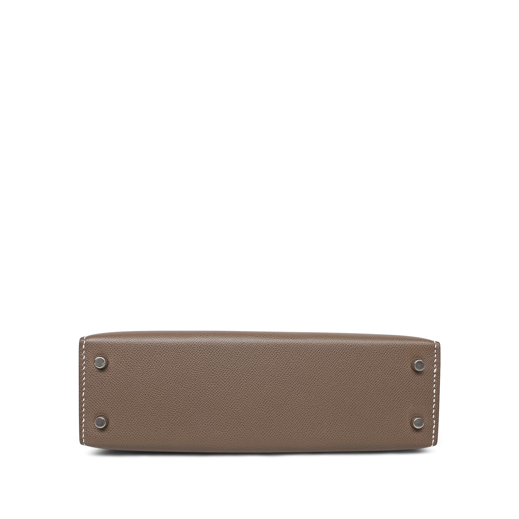 Product image 11 of 16: Mini Kelly Sellier Etoupe Epsom Palladium Plated B Stamp