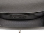 Product image 12 of 13: Dark Grey Caviar Quilted Boy Bag Old Medium Silver Hardware