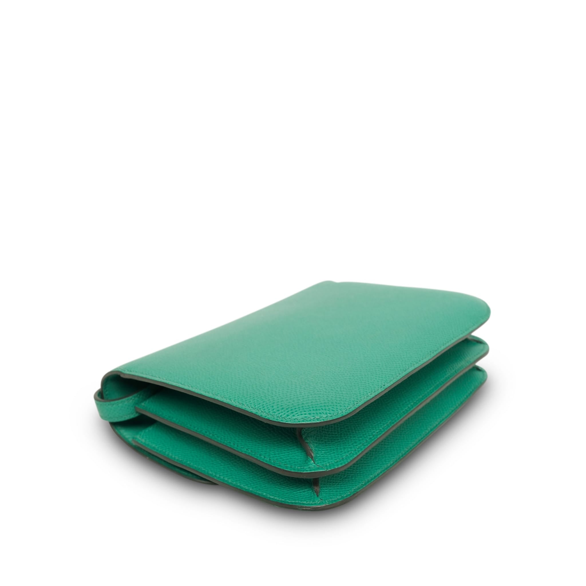 Product image 17 of 29: Constance 18 Vert Jade Epsom Gold Plated B Stamp