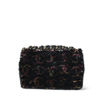 Product image 4 of 16: 23B Black Multicolor Reversible Sequins CC Single Flap Bag LGHW