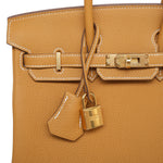 Product image 5 of 14: Birkin 25 Naturel Sabel Togo Gold Plated K Stamp