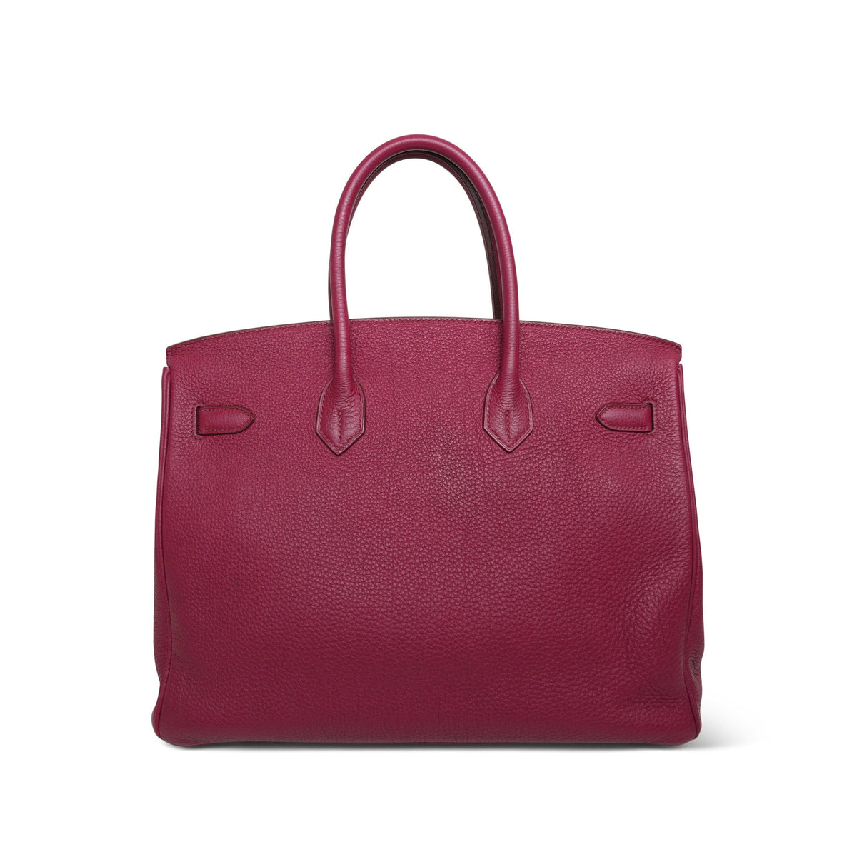 Birkin 35 Rouge Grenat Togo Gold Plated N Square Stamp