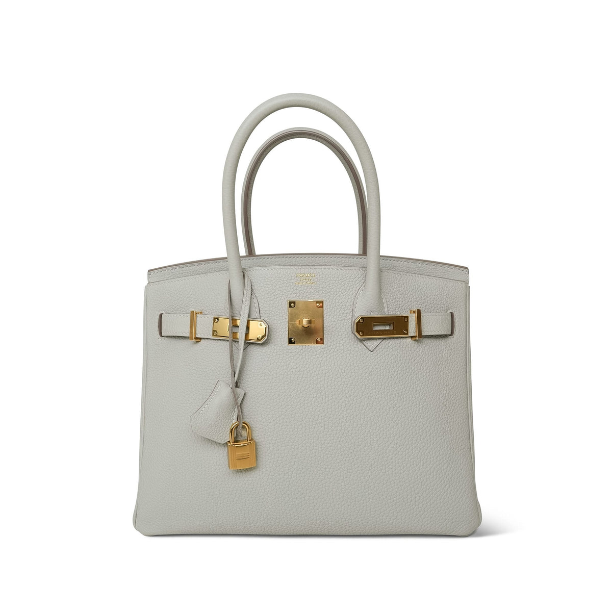 Birkin 30 Gris Perle Veau Togo Gold Plated Y Stamp