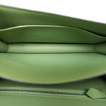 Product image 14 of 15: Constance 24 Vert Criquet Epsom Palladium Plated Y Stamp