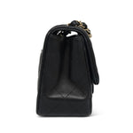 Product image 4 of 21: Black Lambskin Quilted Square Flap Mini Light Gold Hardware