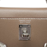 Product image 2 of 16: Mini Kelly Sellier Etoupe Epsom Palladium Plated B Stamp