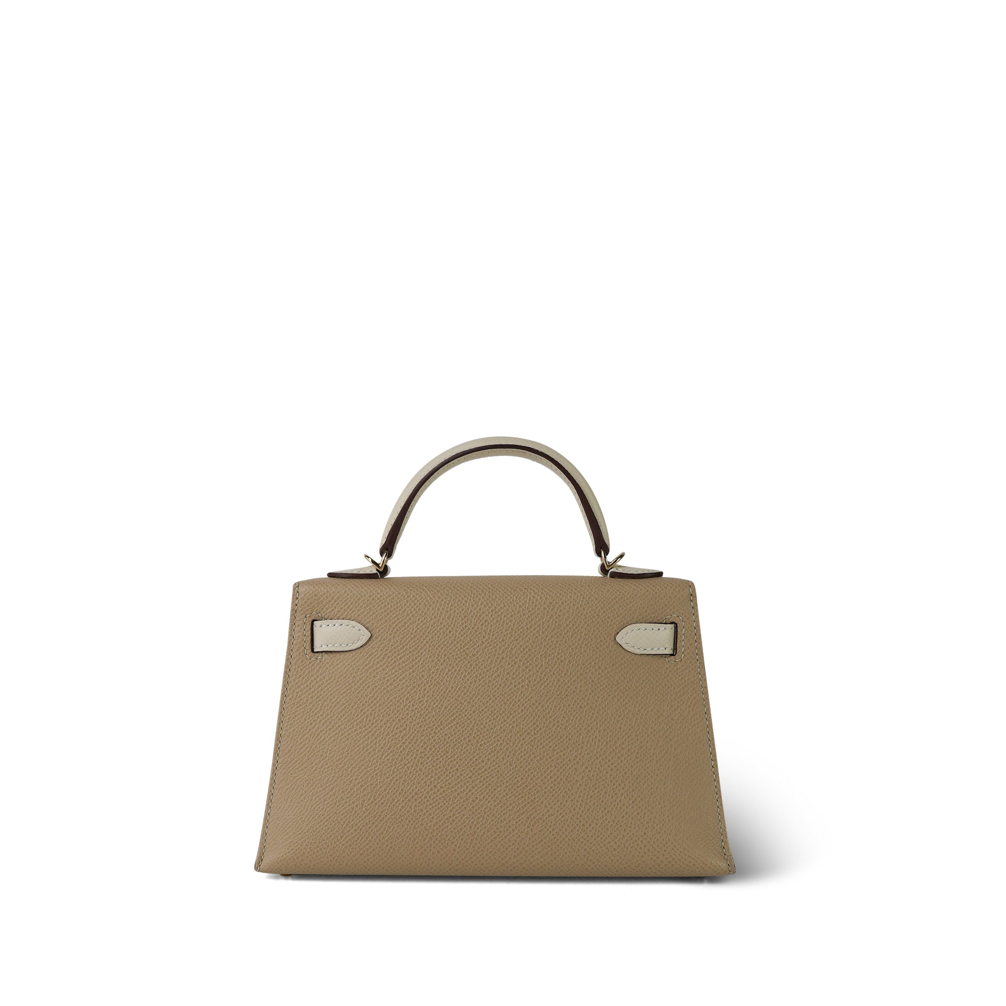 Mini Kelly Sellier II Bi-Color Horseshoe (HSS) Trench/Craie Epsom