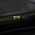 Product image 14 of 22: Birkin 30 Black Ardennes Gold Plated H Square Stamp