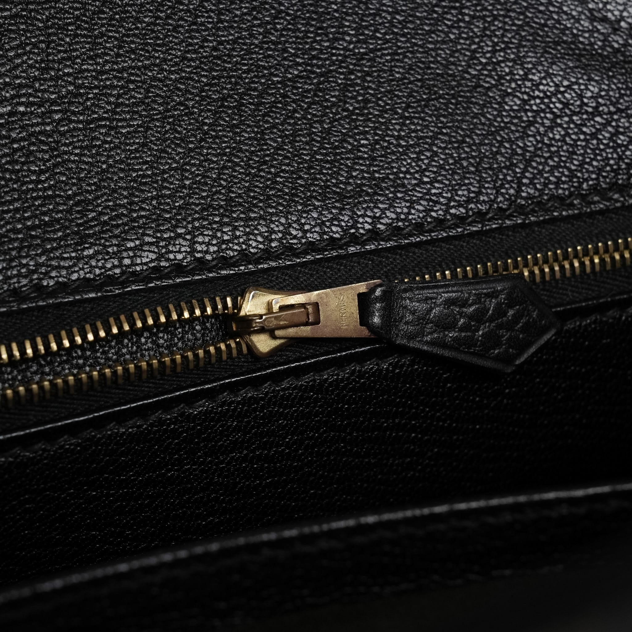 Birkin 30 Black Ardennes Gold Plated H Square Stamp