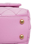 Product image 19 of 22: 23P Lilac/Pink Caviar Quilted Coco Chain Handle Small AGHW