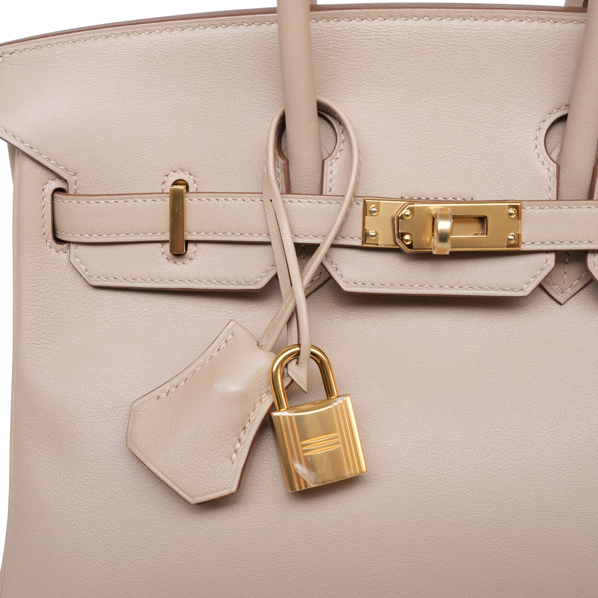 Product image 5 of 23: Birkin 25 Argile Veau Swift Gold Plated X Stamp