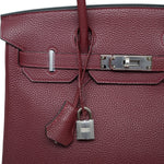 Product image 4 of 14: Birkin 30 Rouge H Togo Palladium Plated I Square Stamp