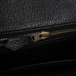 Product image 15 of 22: Birkin 30 Black Ardennes Gold Plated H Square Stamp