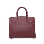 Product image 7 of 14: Birkin 30 Rouge H Togo Palladium Plated I Square Stamp