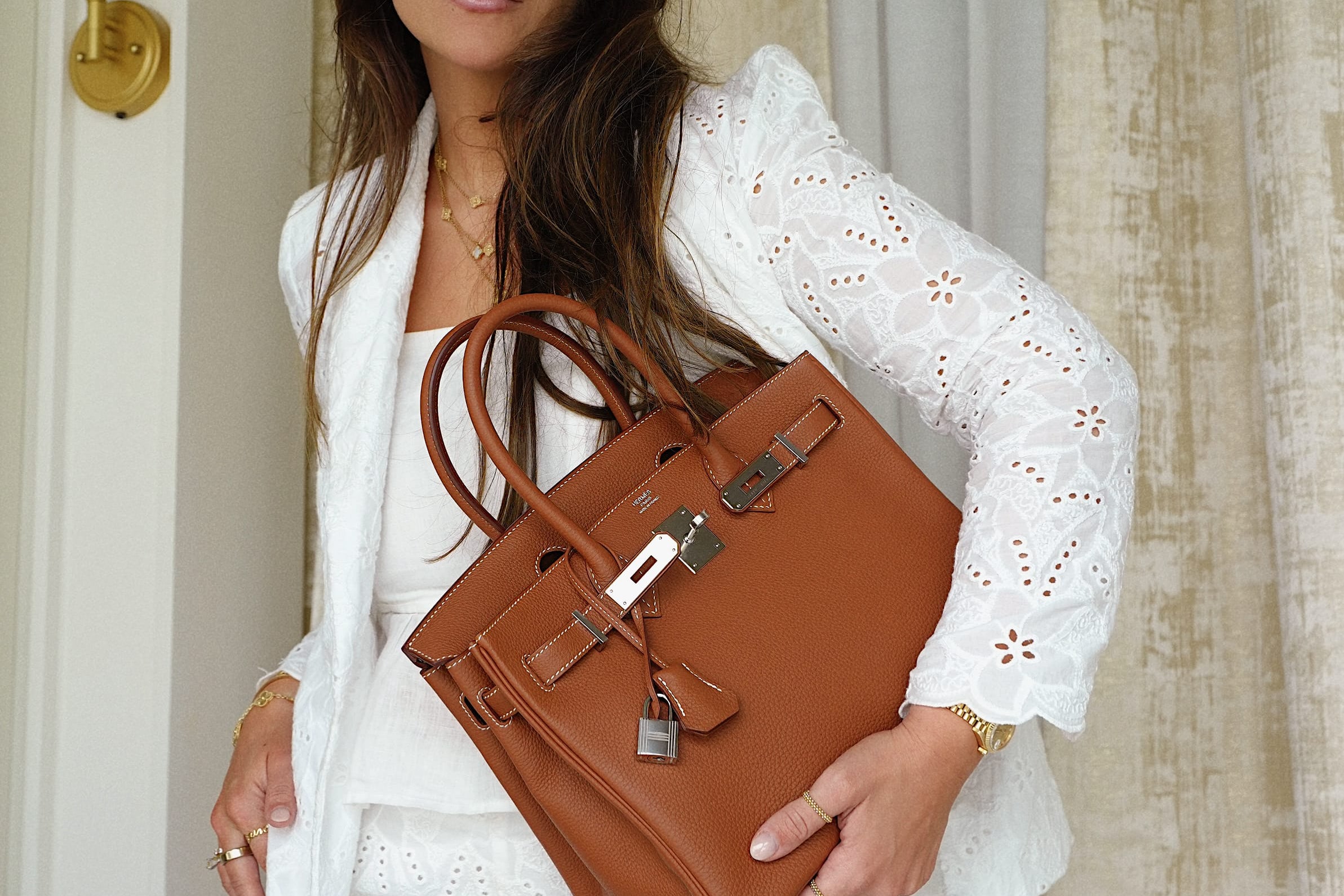 Product image 2 of 17: Birkin 30 Gold Veau Togo Palladium Plated C Stamp