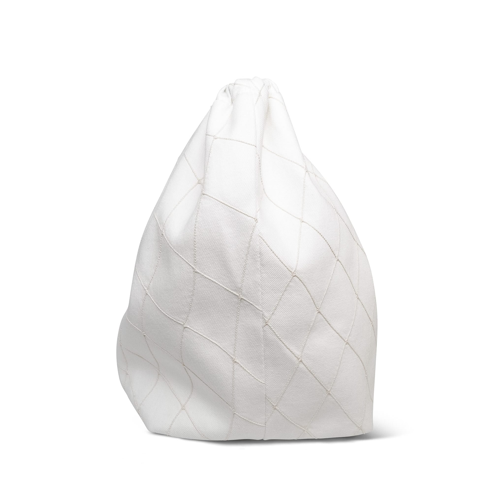 Product image 5 of 12: 26M White Black Denim Coco Beach Maxi Hobo Bag AGHW