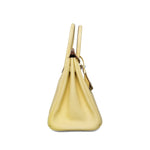 Product image 5 of 22: Birkin 25 Jaune Poussin Swift Palladium Plated T Stamp
