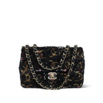Product image 1 of 16: 23B Black Multicolor Reversible Sequins CC Single Flap Bag LGHW