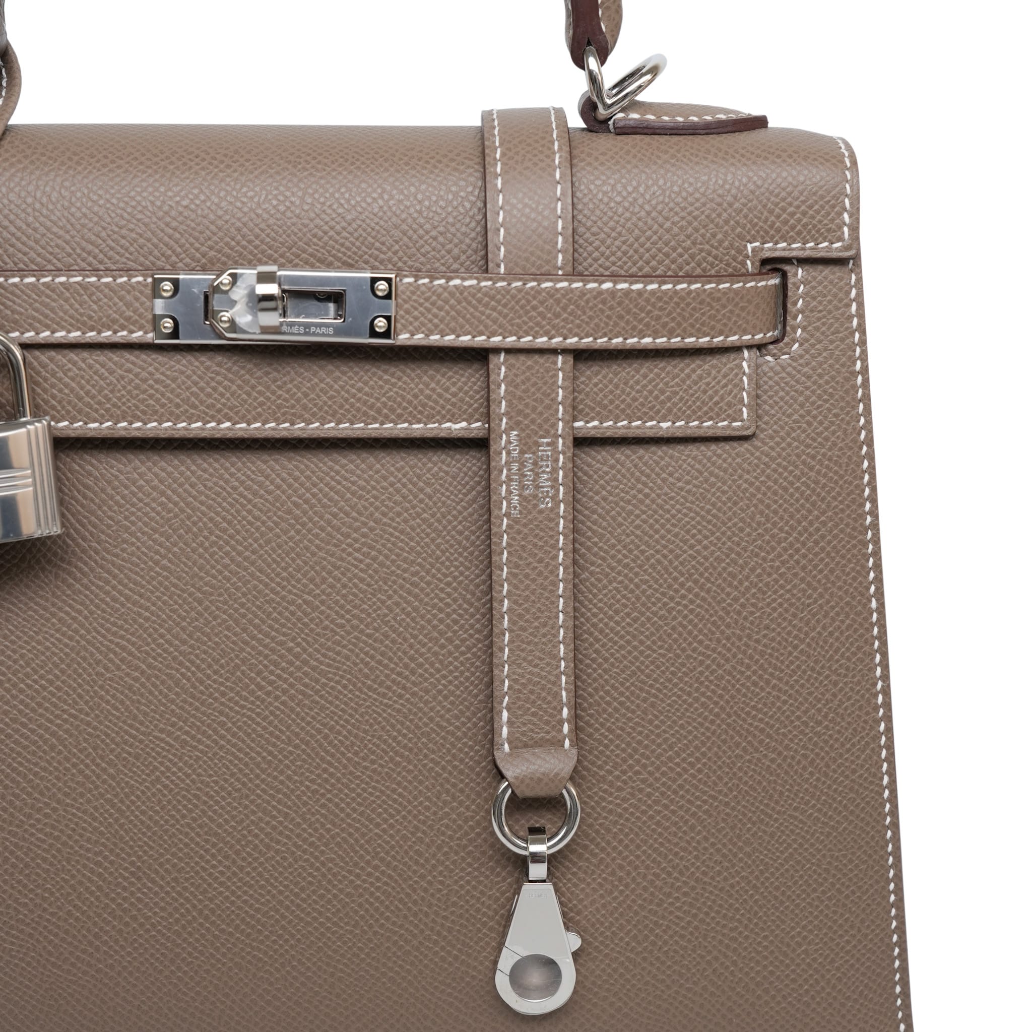 Product image 3 of 22: Kelly Sellier 25 Etoupe Epsom Palladium Plated G Stamp