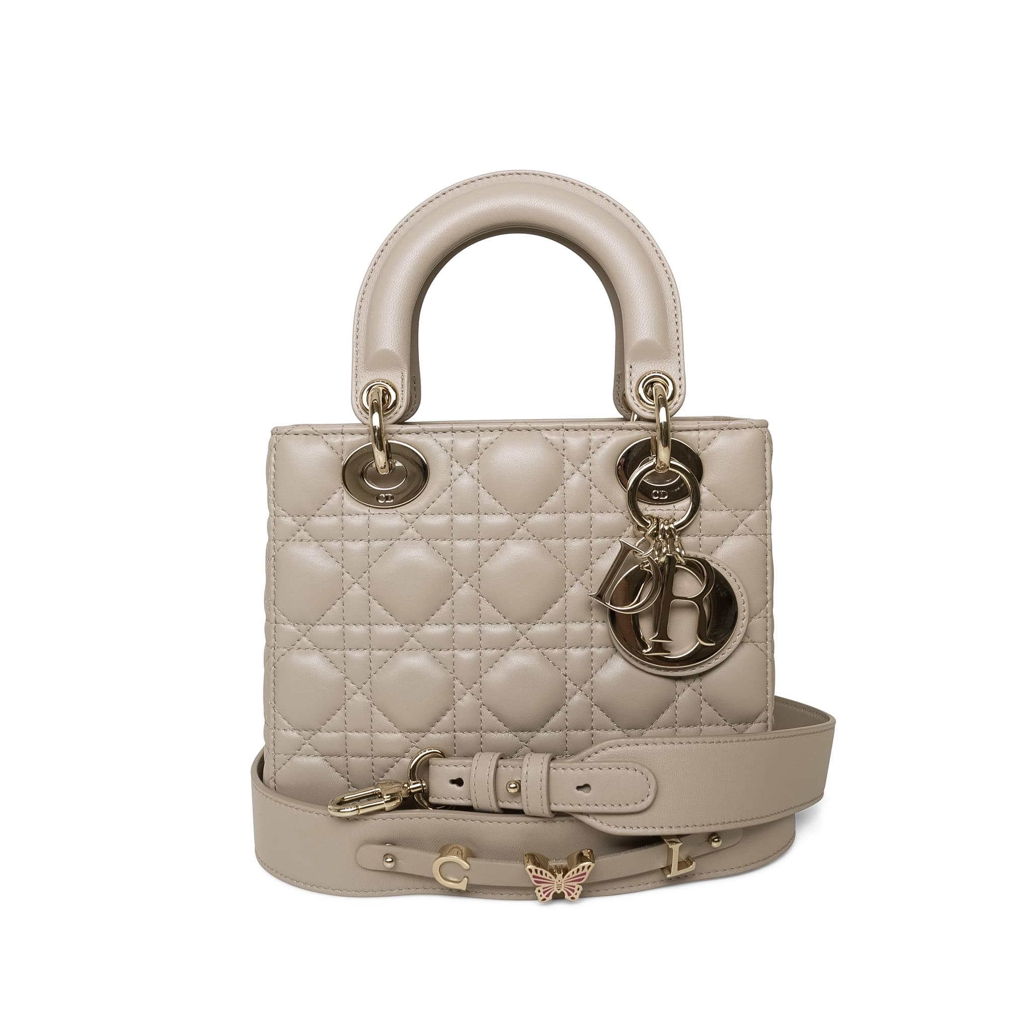 マ*ス様 lady dior my abc dior レディディオール Dior Beige Cannage Lambskin My ABC Lady Dior Bag Small – REDELUXE