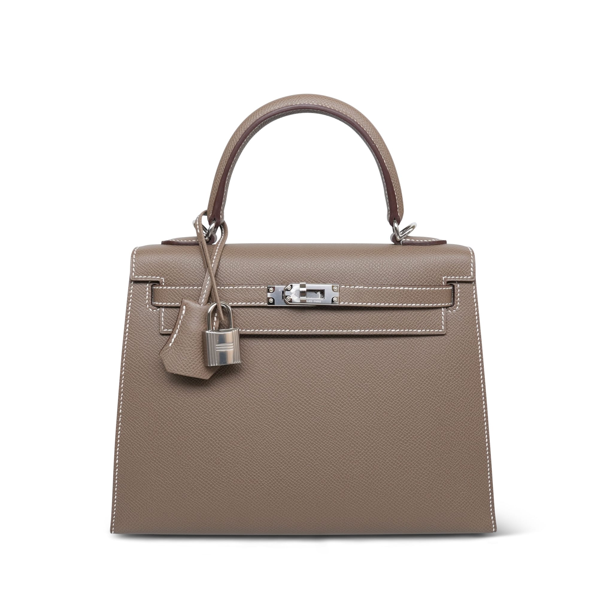Product image 5 of 22: Kelly Sellier 25 Etoupe Epsom Palladium Plated G Stamp