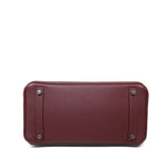 Product image 9 of 14: Birkin 30 Rouge H Togo Palladium Plated I Square Stamp