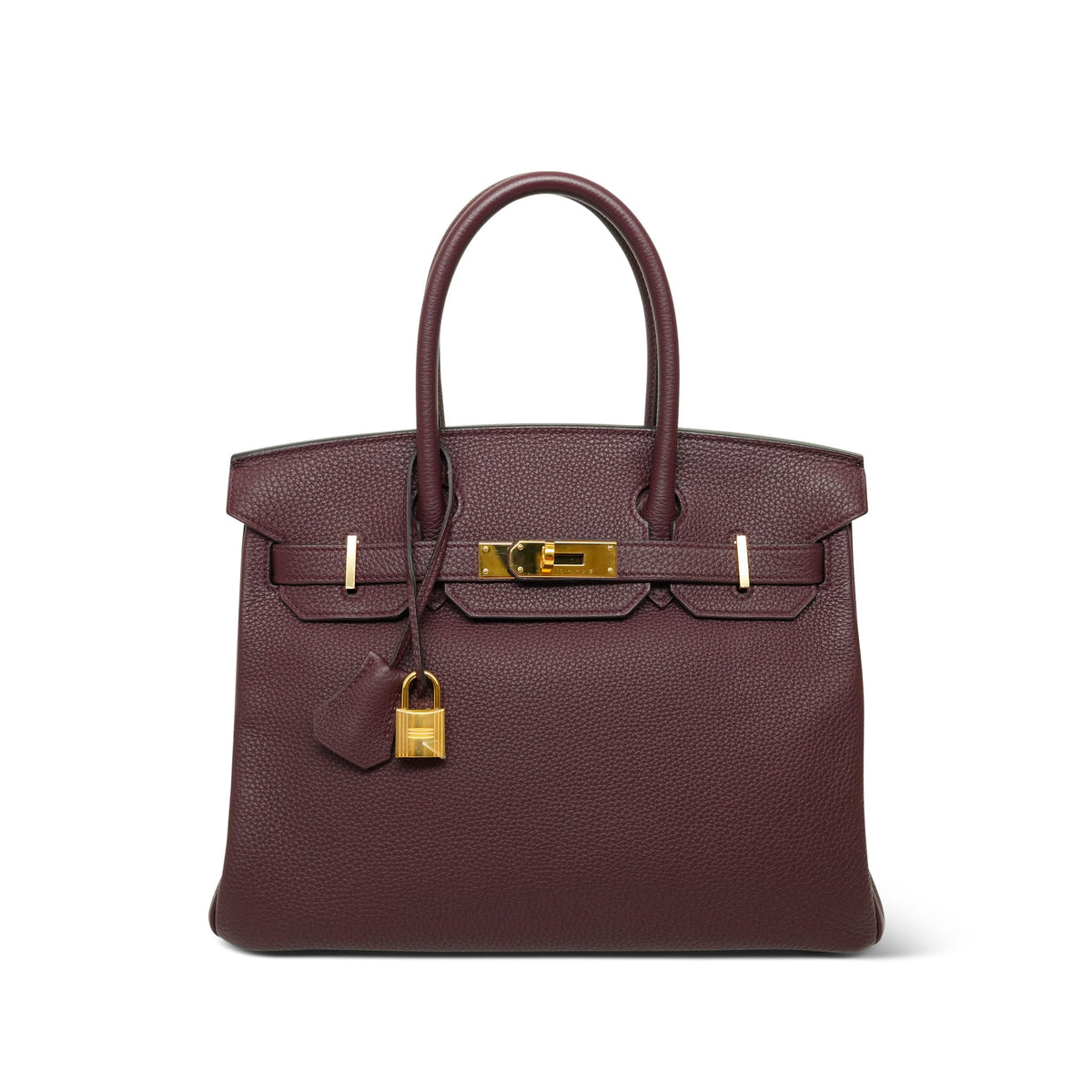 Birkin 30 Bordeaux Togo Gold Plated D Stamp