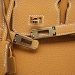 Product image 4 of 14: Birkin 25 Naturel Sabel Togo Gold Plated K Stamp