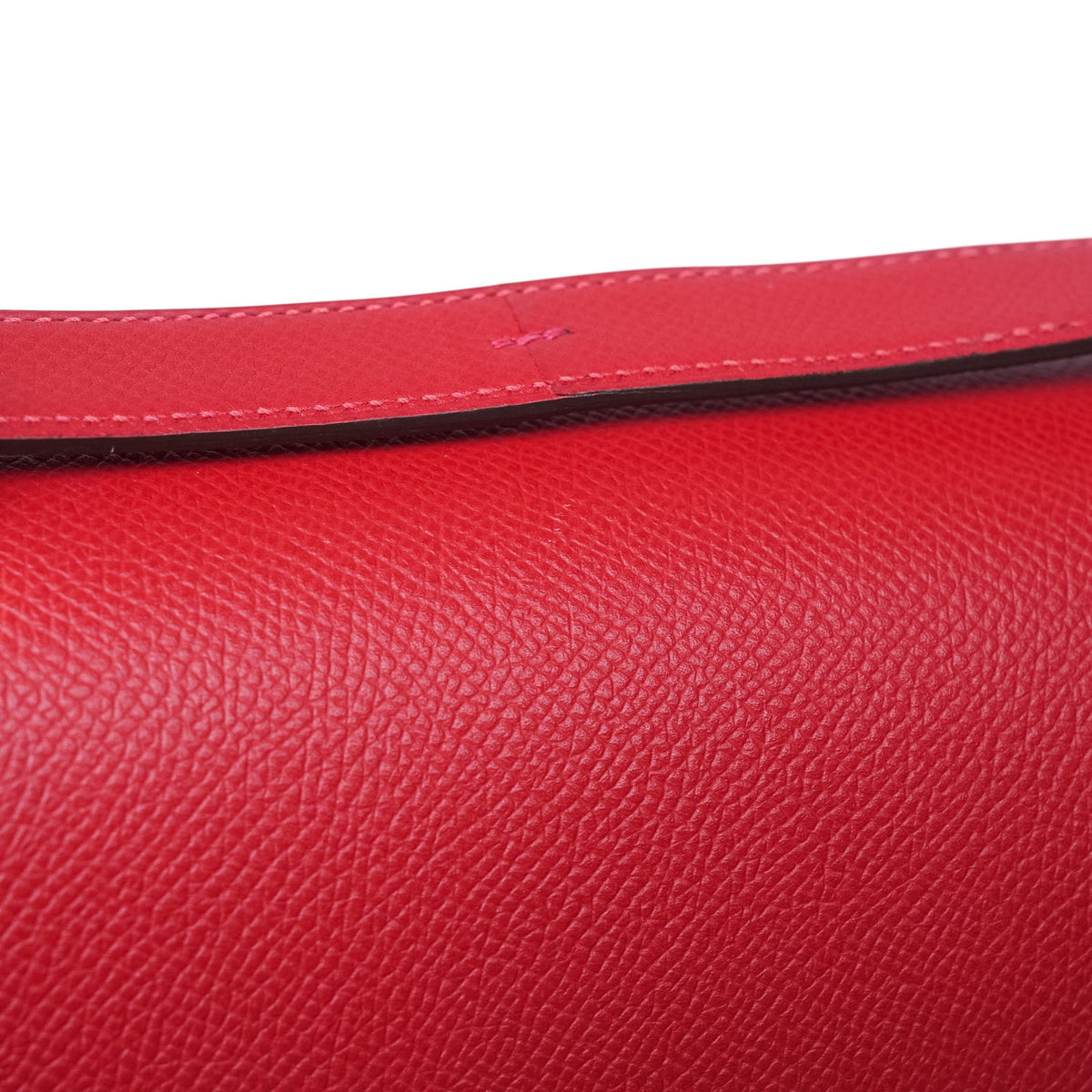 Constance 23 Rouge Casaque Epsom Gold Plated A Stamp