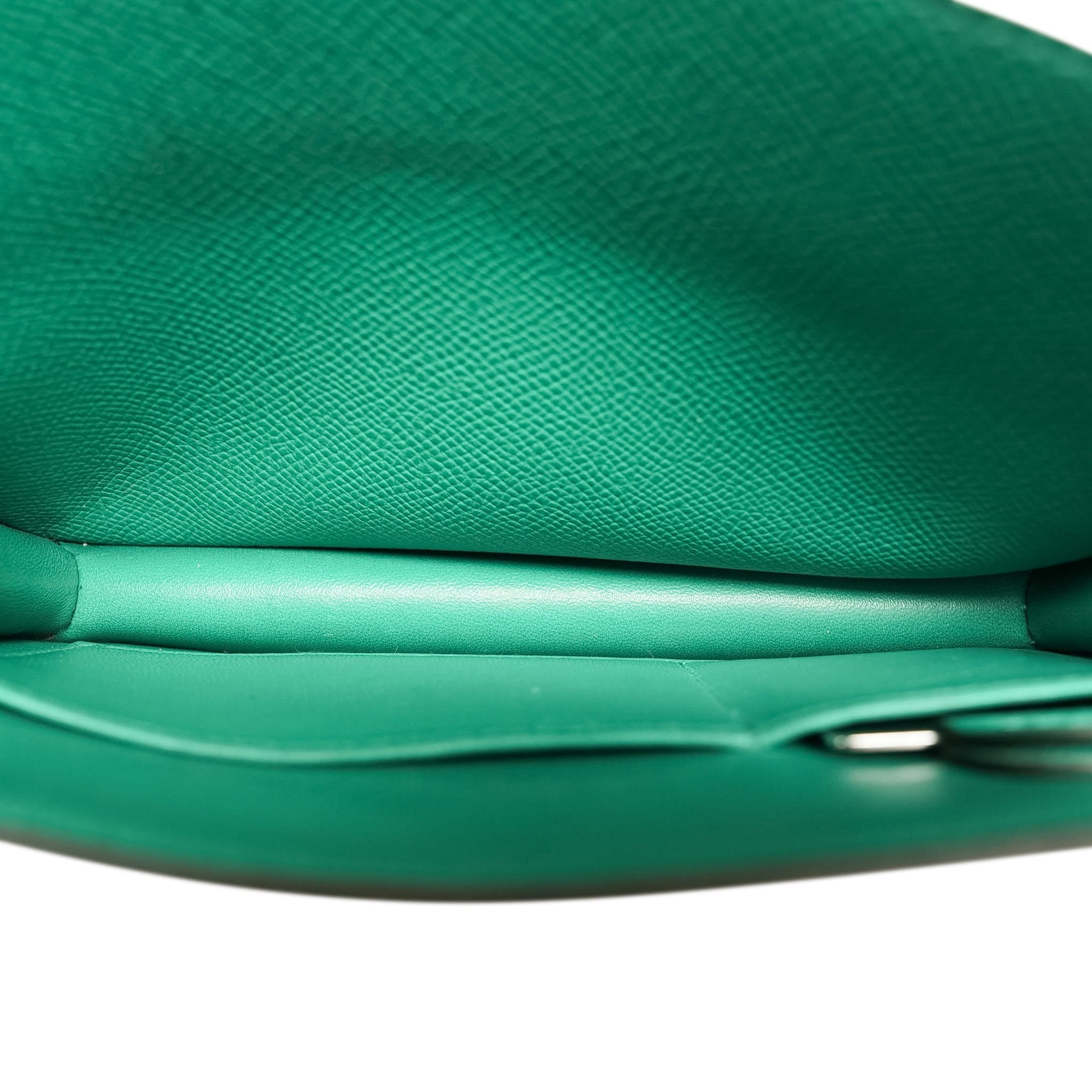 Product image 25 of 29: Constance 18 Vert Jade Epsom Gold Plated B Stamp