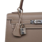 Product image 8 of 22: Kelly Sellier 25 Etoupe Epsom Palladium Plated G Stamp