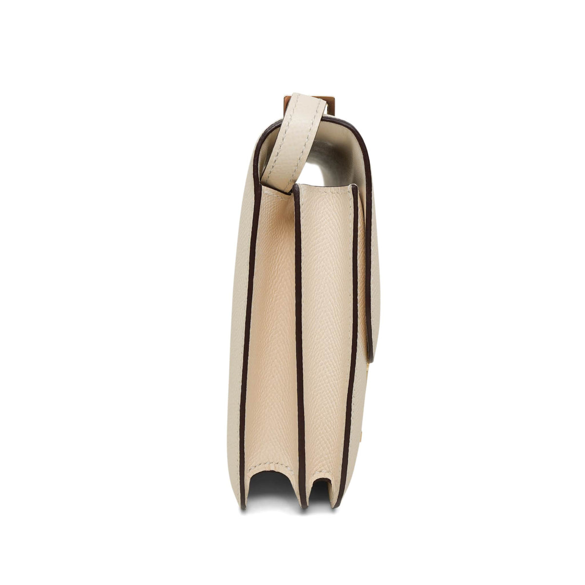 Constance 18 Nata Veau Epsom Permabrass Plated B Stamp