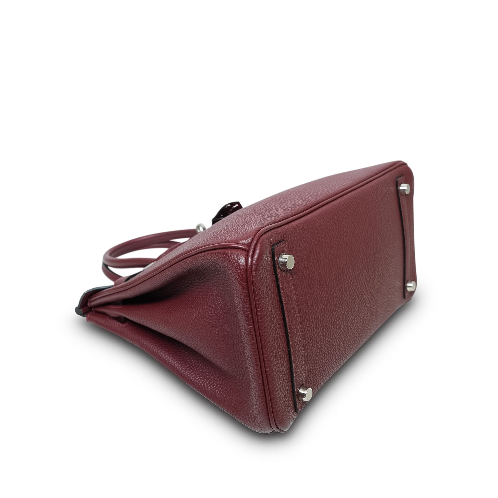 Product image 10 of 14: Birkin 30 Rouge H Togo Palladium Plated I Square Stamp