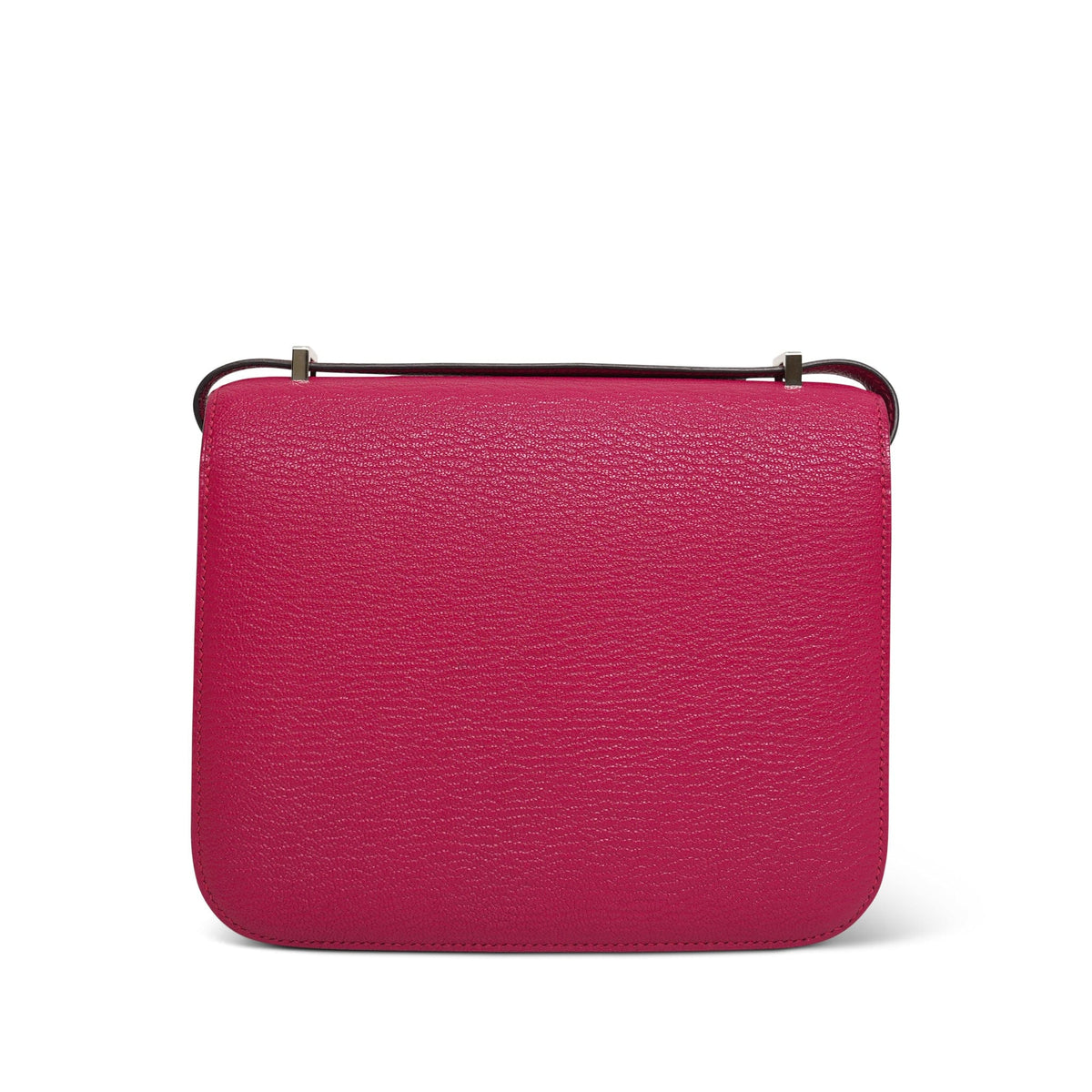 Constance 18 Framboise Chèvre Mysore Palladium Plated U Stamp