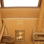 Product image 2 of 14: Birkin 25 Naturel Sabel Togo Gold Plated K Stamp