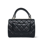 Product image 7 of 28: Black Lambskin Quilted Small Trendy CC LGHW