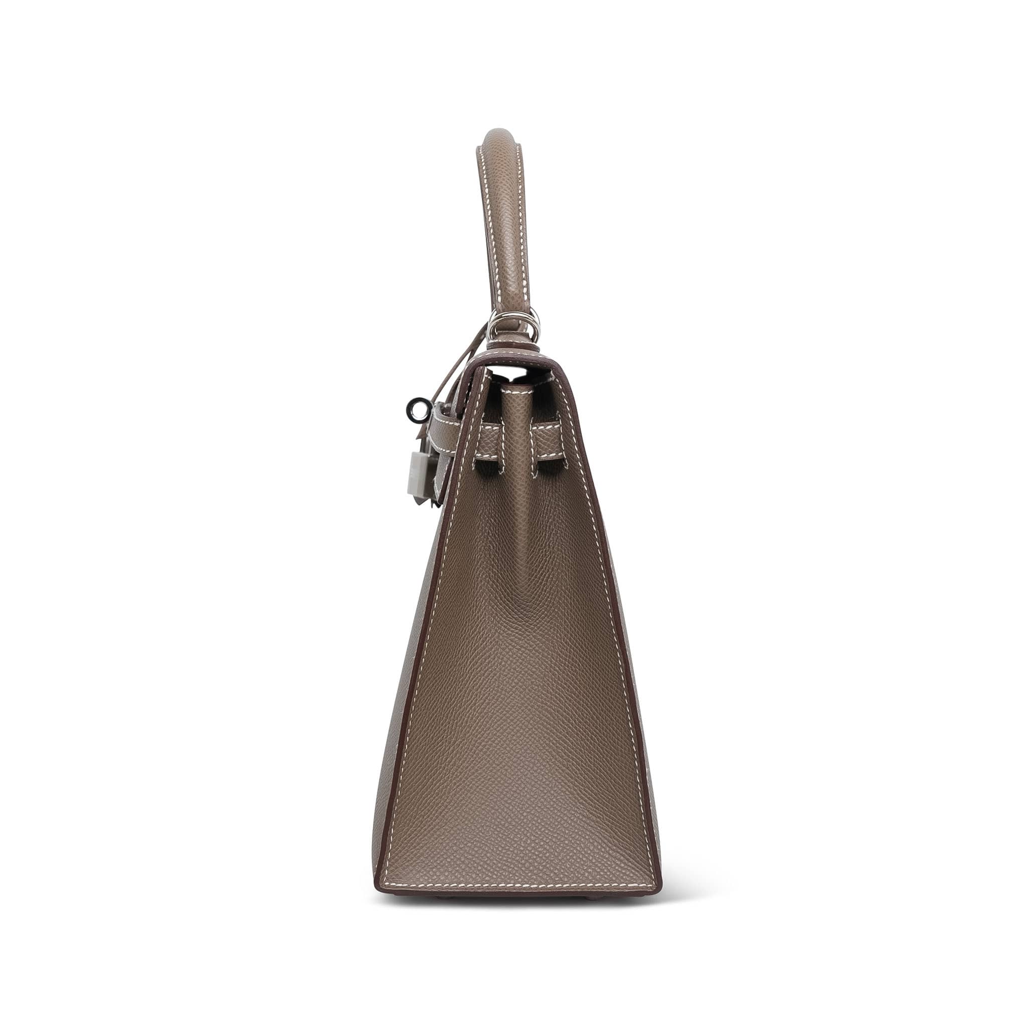 Product image 12 of 22: Kelly Sellier 25 Etoupe Epsom Palladium Plated G Stamp