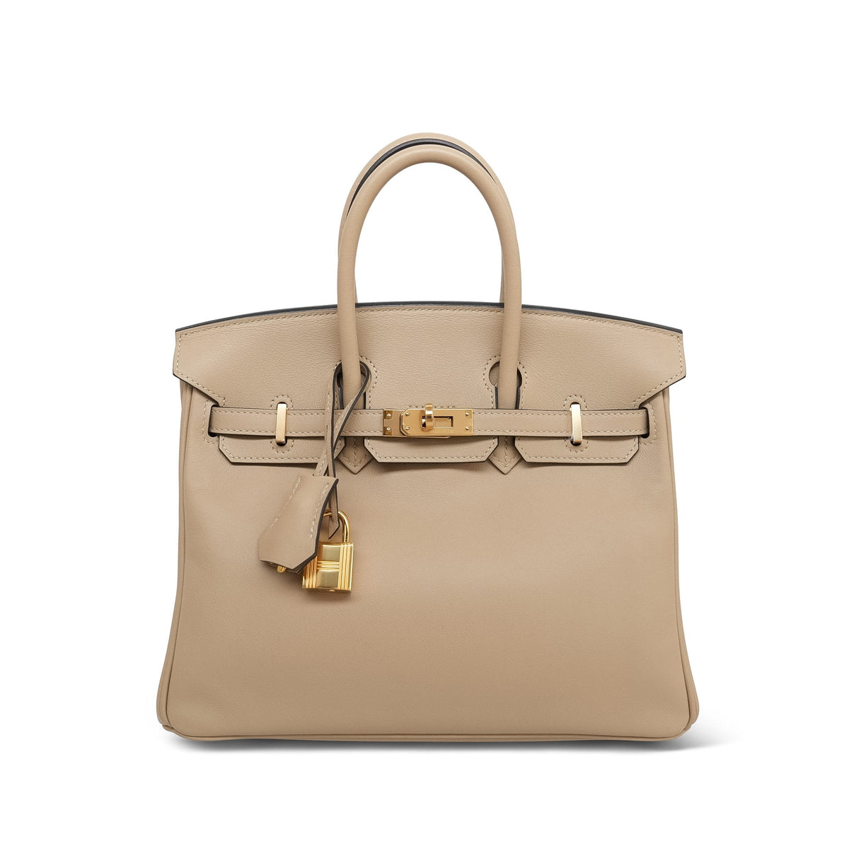 Birkin 25 Trench Veau Swift Gold Plated A Stamp