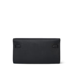 Product image 6 of 15: Kelly Wallet To Go Black Epsom Gold Plated G Stamp