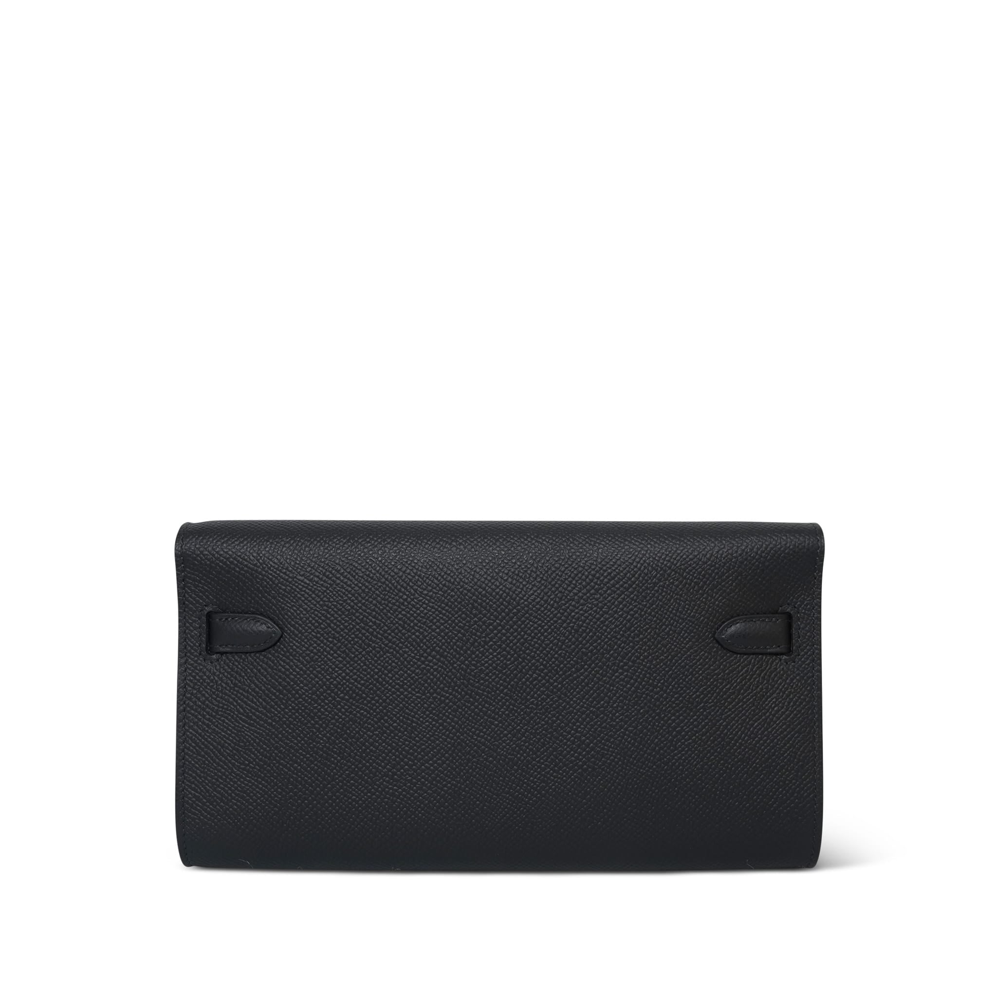Product image 6 of 15: Kelly Wallet To Go Black Epsom Gold Plated G Stamp