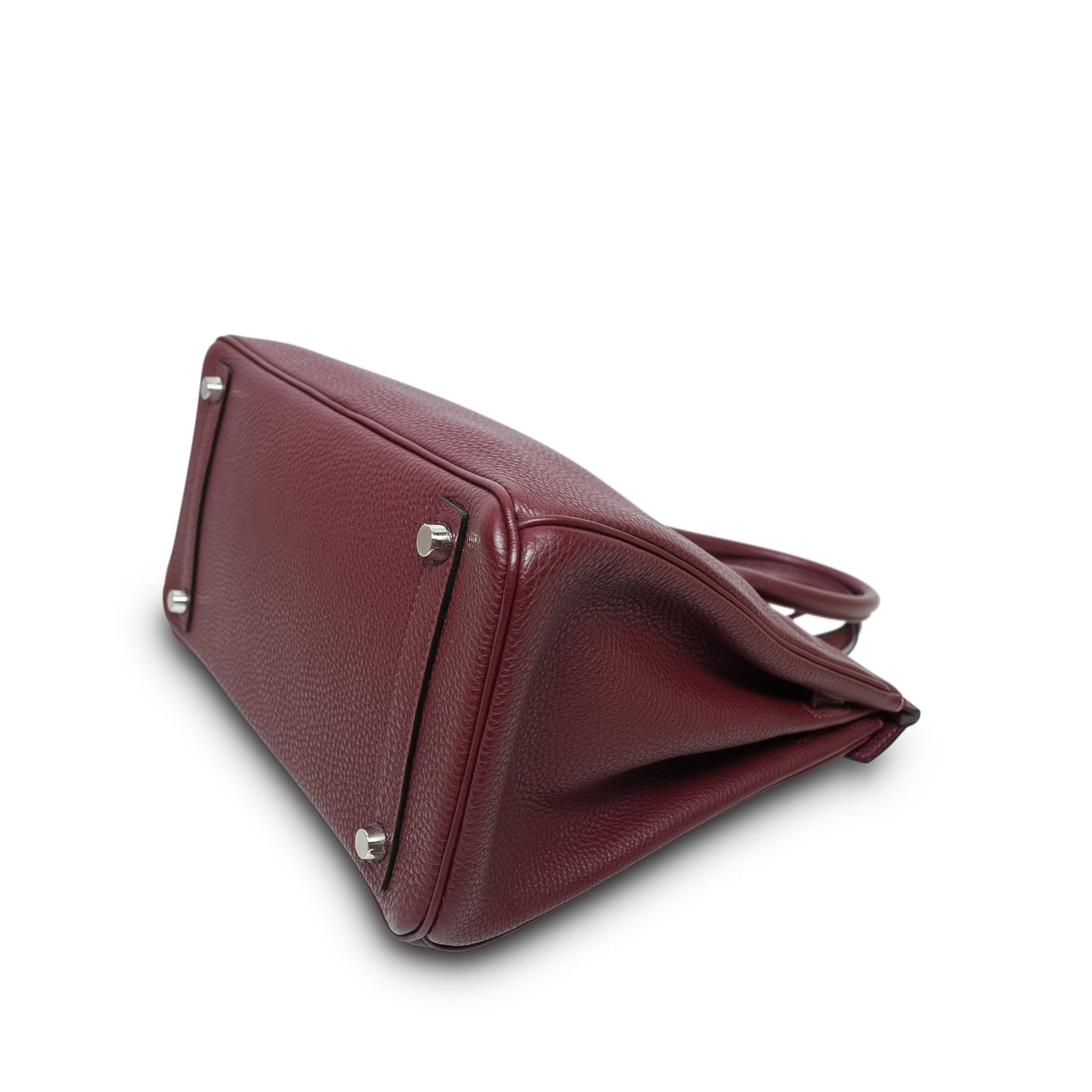 Product image 13 of 14: Birkin 30 Rouge H Togo Palladium Plated I Square Stamp
