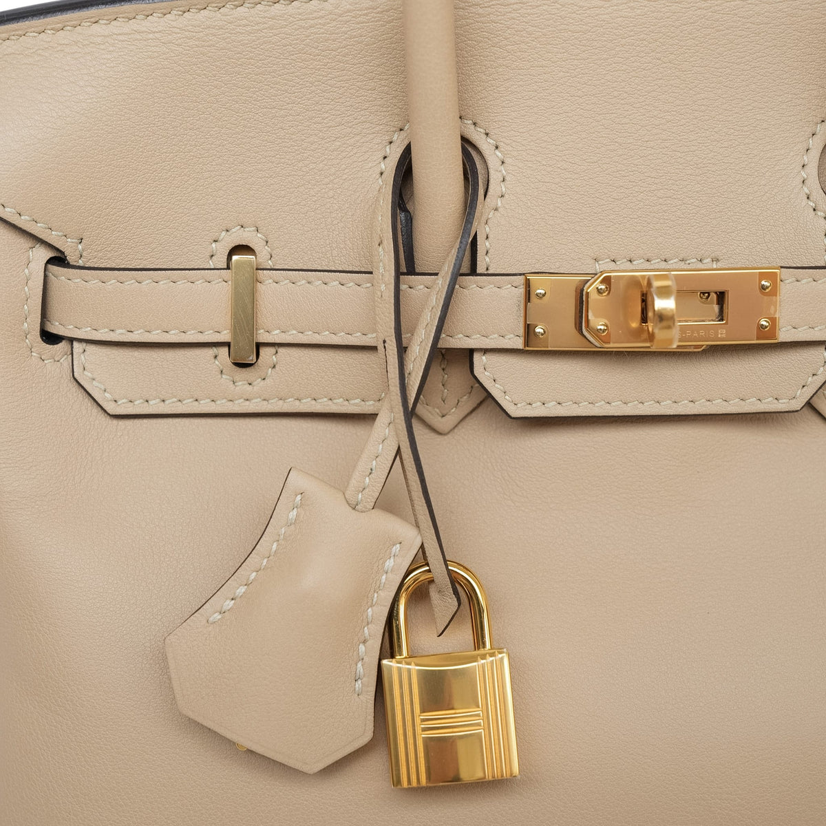 Birkin 25 Trench Veau Swift Gold Plated A Stamp