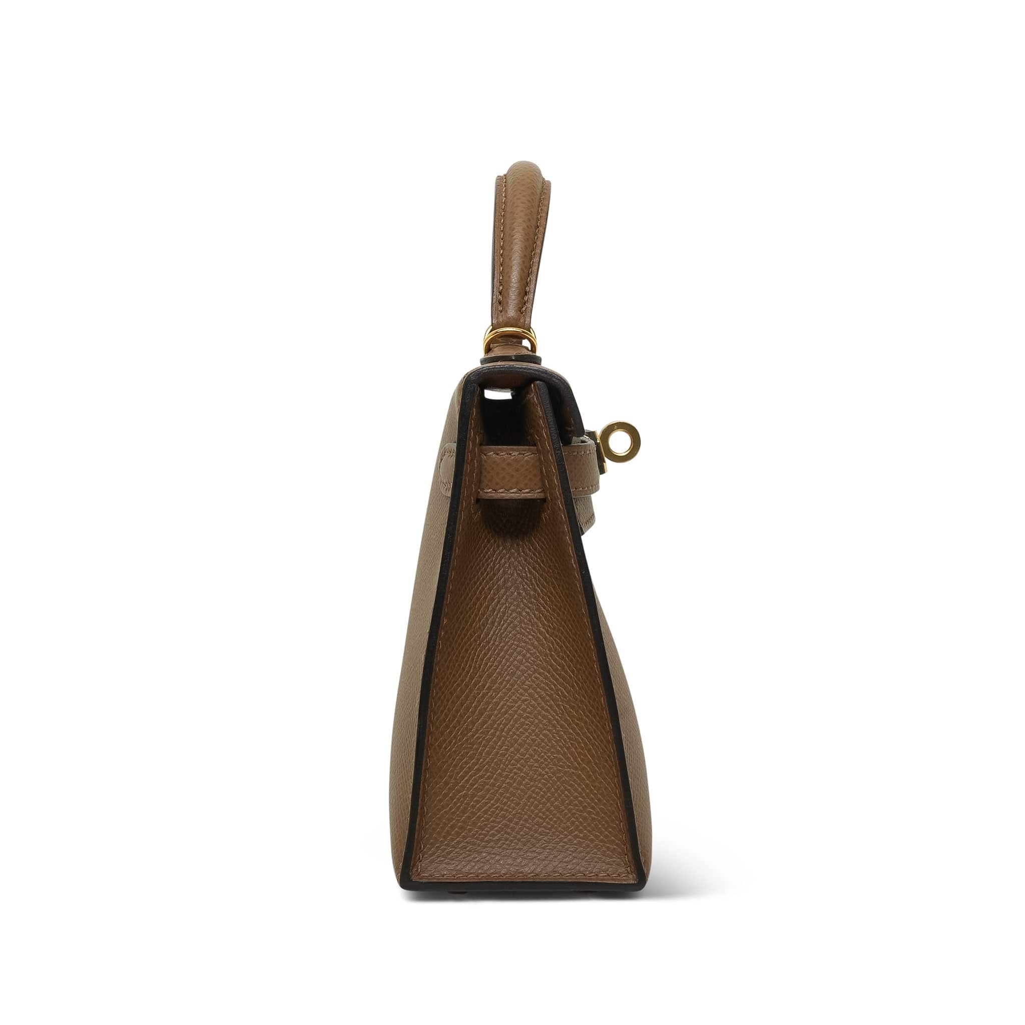 Mini Kelly Sellier Alezan Veau Epsom Gold Plated Z Stamp – REDELUXE