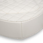 Product image 12 of 17: 25B White Lambskin Quilted Heart Bag Large LGHW
