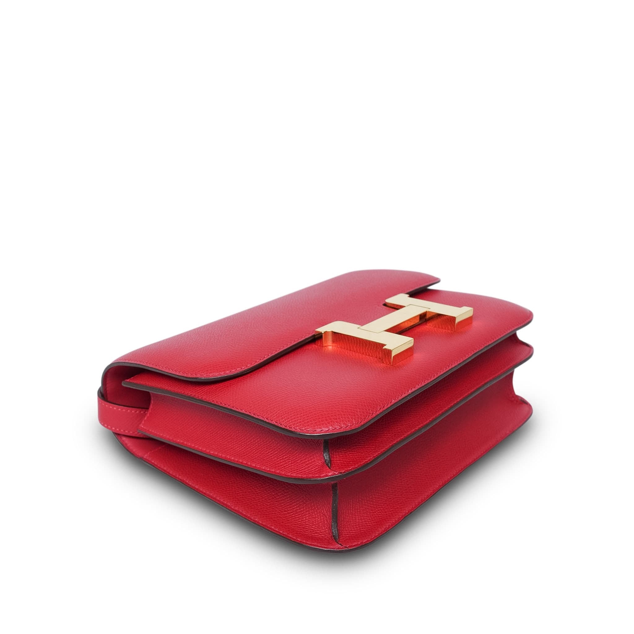 Product image 11 of 20: Constance 23 Rouge Casaque Epsom Gold Plated A Stamp